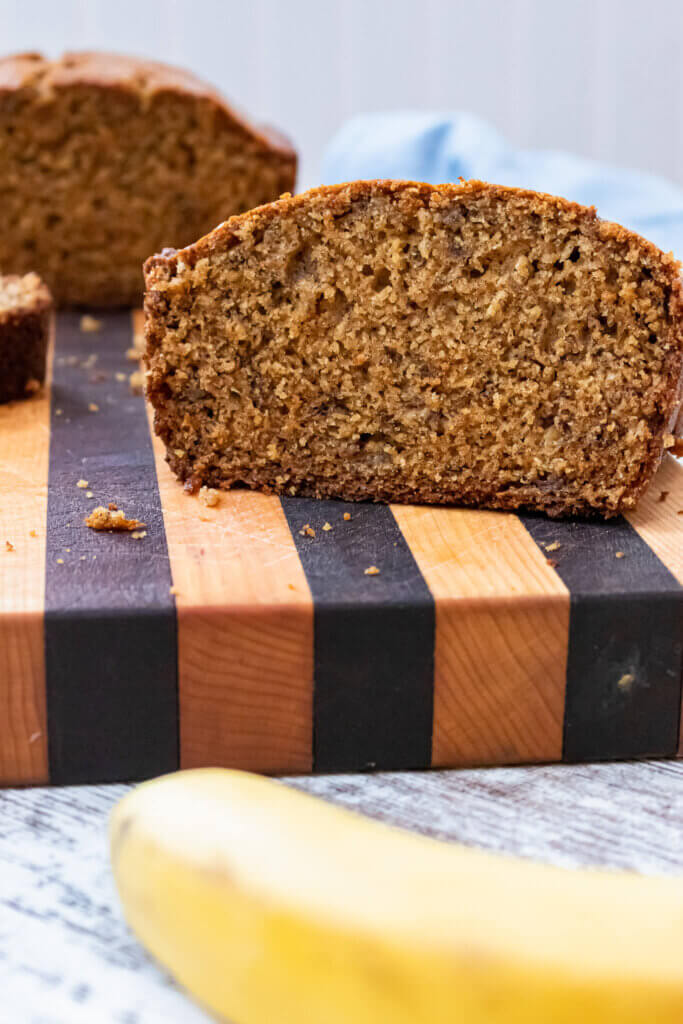 banana bread with dark brown sugar