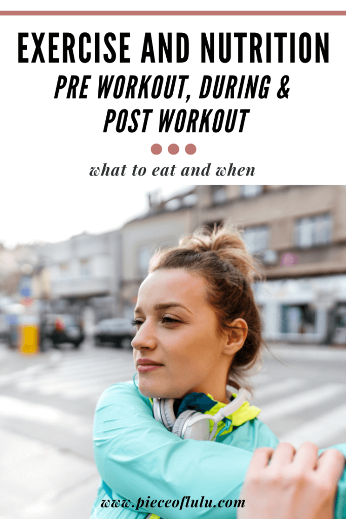 pinterest pin with girl stretching